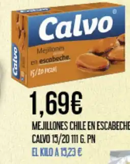 Claudio CALVO Mejillones chile en escabeche oferta