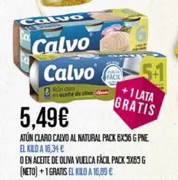 Claudio Atún claro calvo al natural oferta