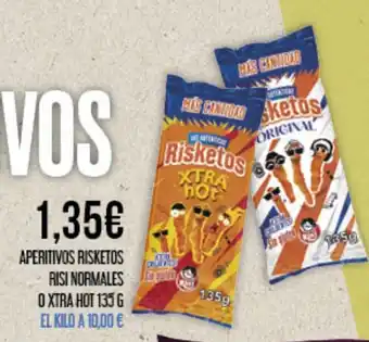 Claudio Aperitivos risketos risi normales o xtra hot oferta