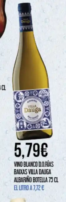 Claudio Vino blanco do.rías baixas villa dauga albariño botella oferta