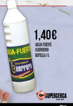 Claudio Agua fuerte guerrero oferta