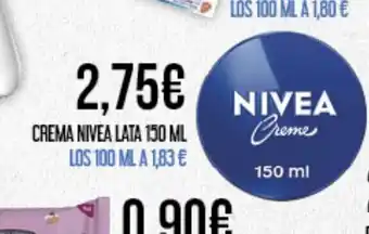 Claudio Crema nivea lata oferta