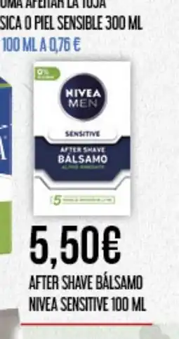 Claudio After shave bálsamo nivea sensitive oferta