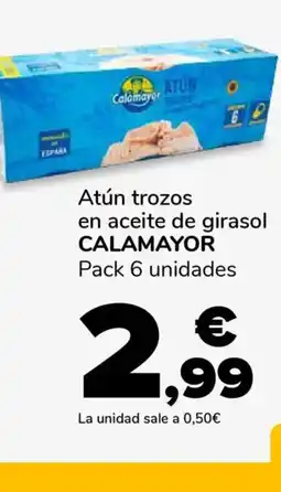 Supeco CALAMAYOR Atún trozos en aceite de girasol oferta