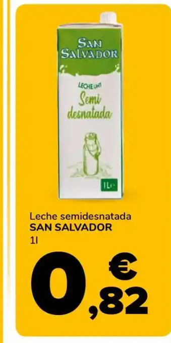 Supeco SAN SALVADOR Leche semidesnatada oferta