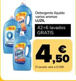 Supeco LUZIL Detergente líquido varios aromas oferta