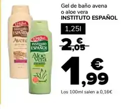 Supeco Gel de baño avena o aloe vera oferta