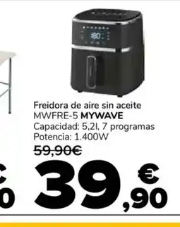 Supeco Freidora de aire sin aceite oferta