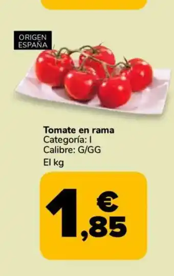 Supeco Tomate en rama oferta