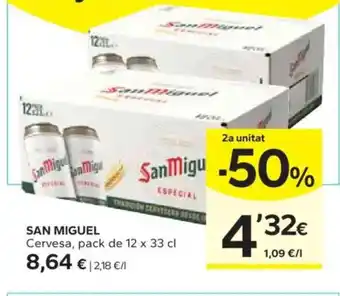 Caprabo SAN MIGUEL Cervesa oferta