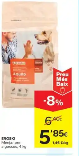 Caprabo EROSKI Menjar per oferta