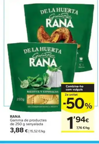 Caprabo RANA Gamma de productes oferta