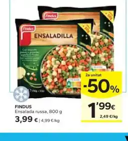 Caprabo FINDUS Ensalada russa oferta