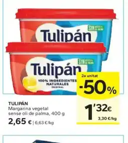 Caprabo TULIPÁN Margarina vegetal oferta