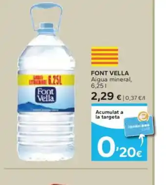 Caprabo FONT VELLA Aigua mineral oferta