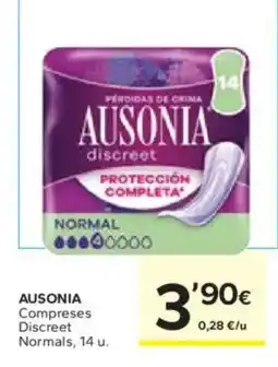 Caprabo AUSONIA Compreses Discreet oferta