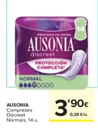 Caprabo AUSONIA Compreses Discreet oferta