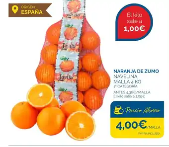 Cash Ecofamilia Naranja de zumo oferta