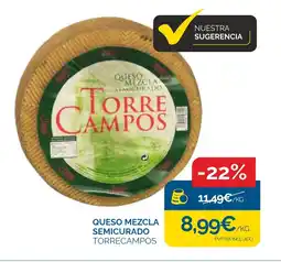 Cash Ecofamilia Queso mezcla semicurado torrecampos oferta