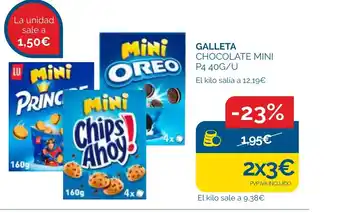 Cash Ecofamilia Galleta chocolate mini oferta