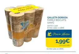 Cash Ecofamilia Galleta dorada family biscuits oferta