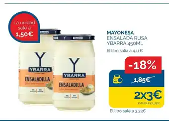 Cash Ecofamilia YBARRA Mayonesa ensalada rusa oferta