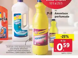 Lidl W5 Amoniaco perfumado oferta