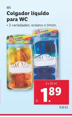 Lidl W5 Colgador líquido para WC oferta