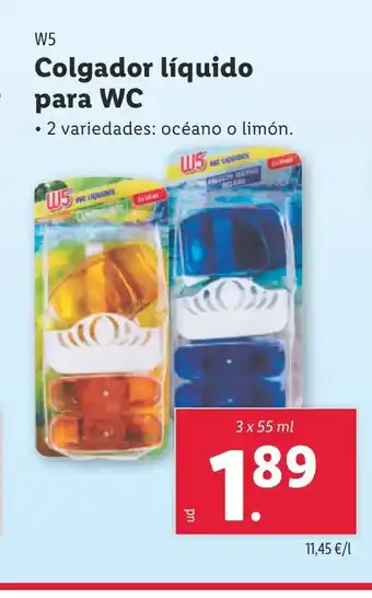 Lidl W5 Colgador líquido para WC oferta