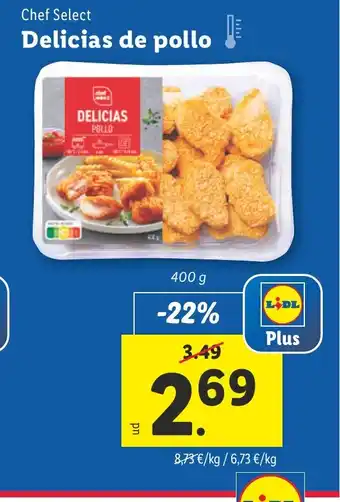 Lidl Delicias de pollo oferta