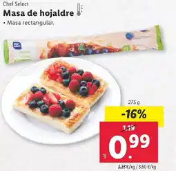 Lidl Masa de hojaldre oferta