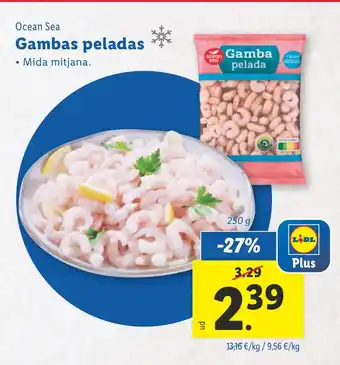 Lidl Gambas peladas oferta