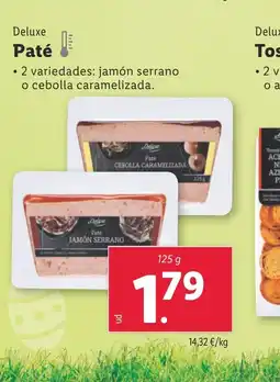 Lidl DELUXE Paté oferta