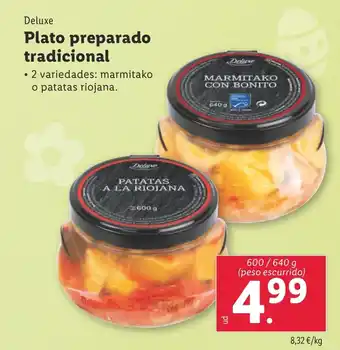 Lidl DELUXE Plato preparado tradicional oferta