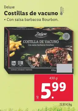 Lidl DELUXE Costillas de vacuno oferta