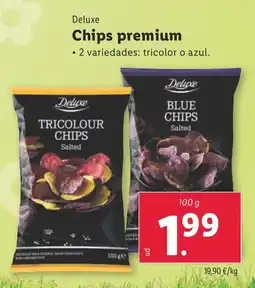 Lidl DELUXE Chips premium oferta