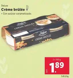 Lidl DELUXE Crème brûlée oferta