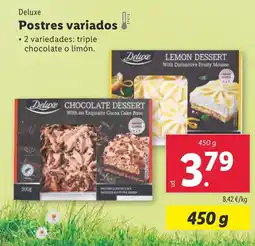 Lidl DELUXE Postres variados oferta