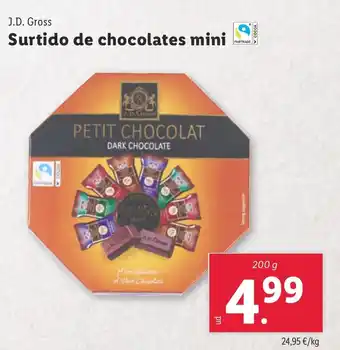 Lidl J.D. Gross Surtido de chocolates mini oferta