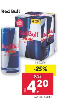 Lidl RED BULL oferta