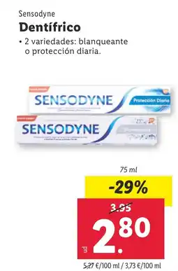 Lidl SENSODYNE Dentifrico oferta