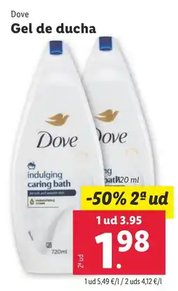 Lidl DOVE Gel de ducha oferta