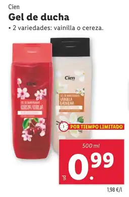 Lidl CIEN Gel de ducha oferta