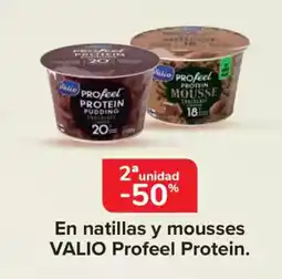 Carrefour VALIO En natillas y mousses Profeel Protein. oferta