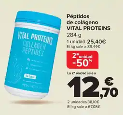 Carrefour VITAL PROTEINS Péptidos de colágeno oferta