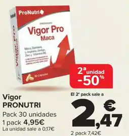 Carrefour PRONUTRI Vigor oferta