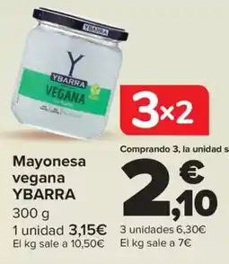 Carrefour YBARRA Mayonesa vegana oferta