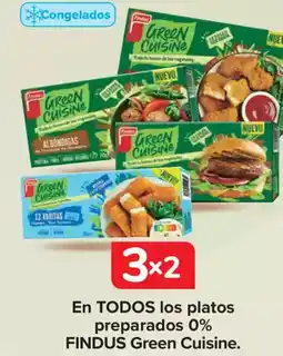 Carrefour FINDUS En todos los platos preparados 0% green cuisine. oferta