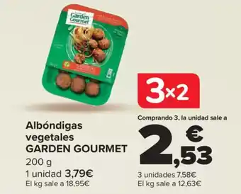 Carrefour GARDEN GOURMET Albóndigas vegetales oferta