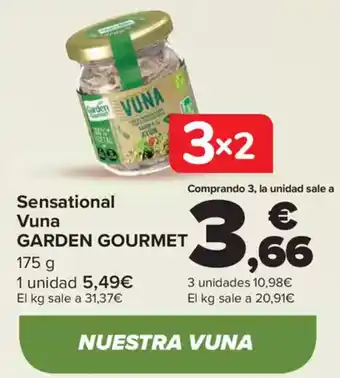 Carrefour GARDEN GOURMET Sensational Vuna oferta